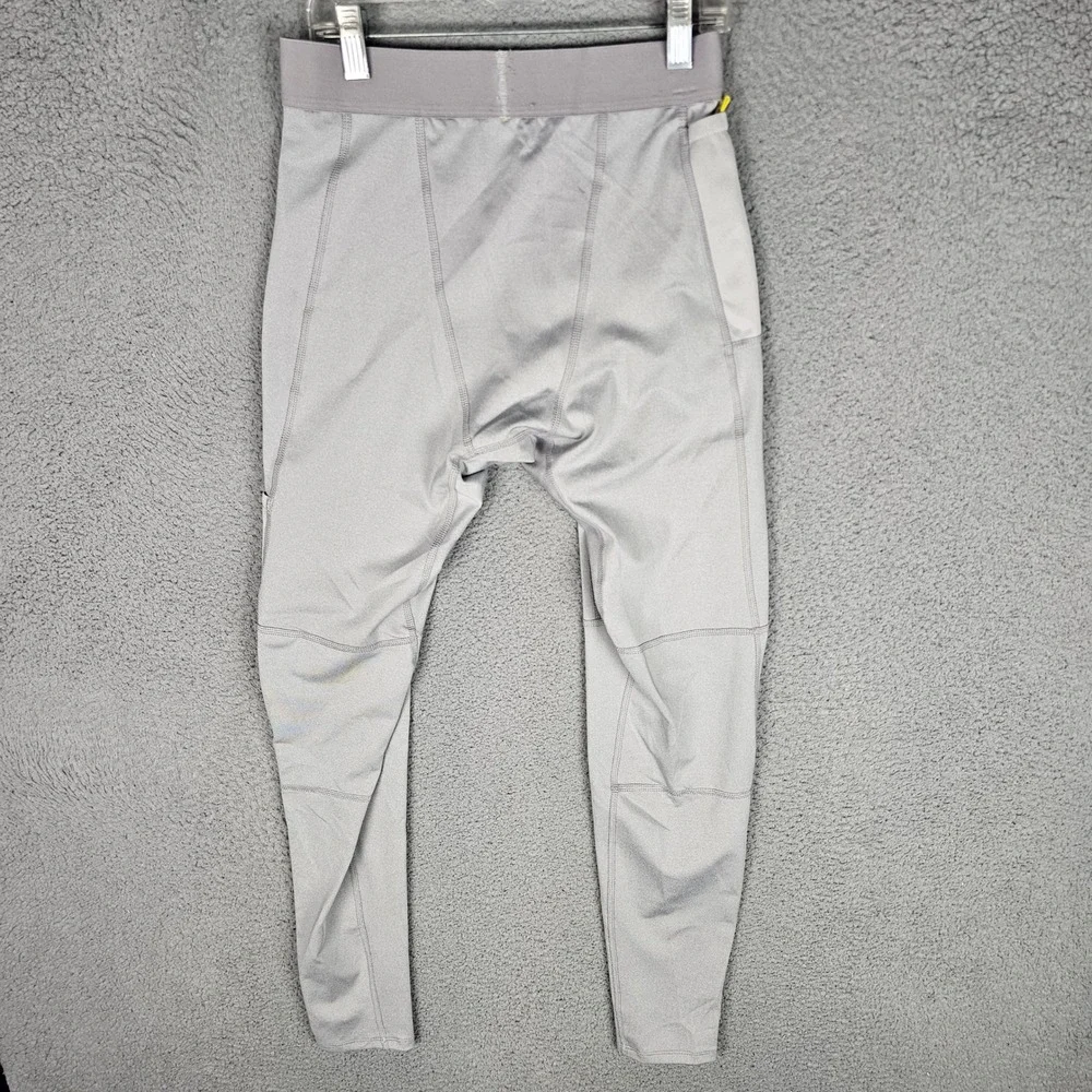 WOLACO Compression Pants Mens L Gray North Moore Athletic Pockets - Picture 2 of 9